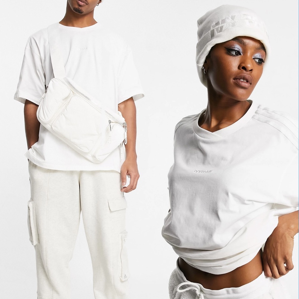 adidas Ivy Park | ICY PARK T-Shirt in Core White